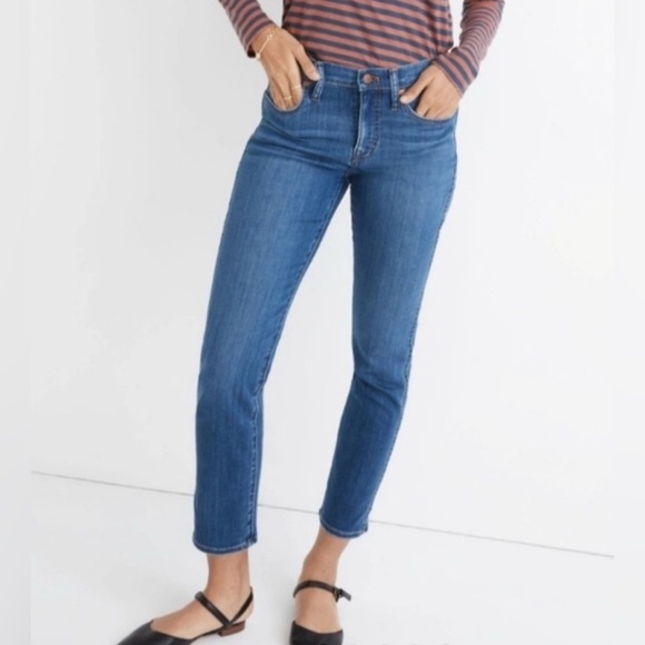 Madewell Denim - Madewell Mid-Rise Stovepipe Jeans Leaside Wash size 26